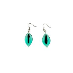 Glass Teardrop Earrings